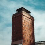 chimney, roof, house, brick, red, red brick, warm, christmas